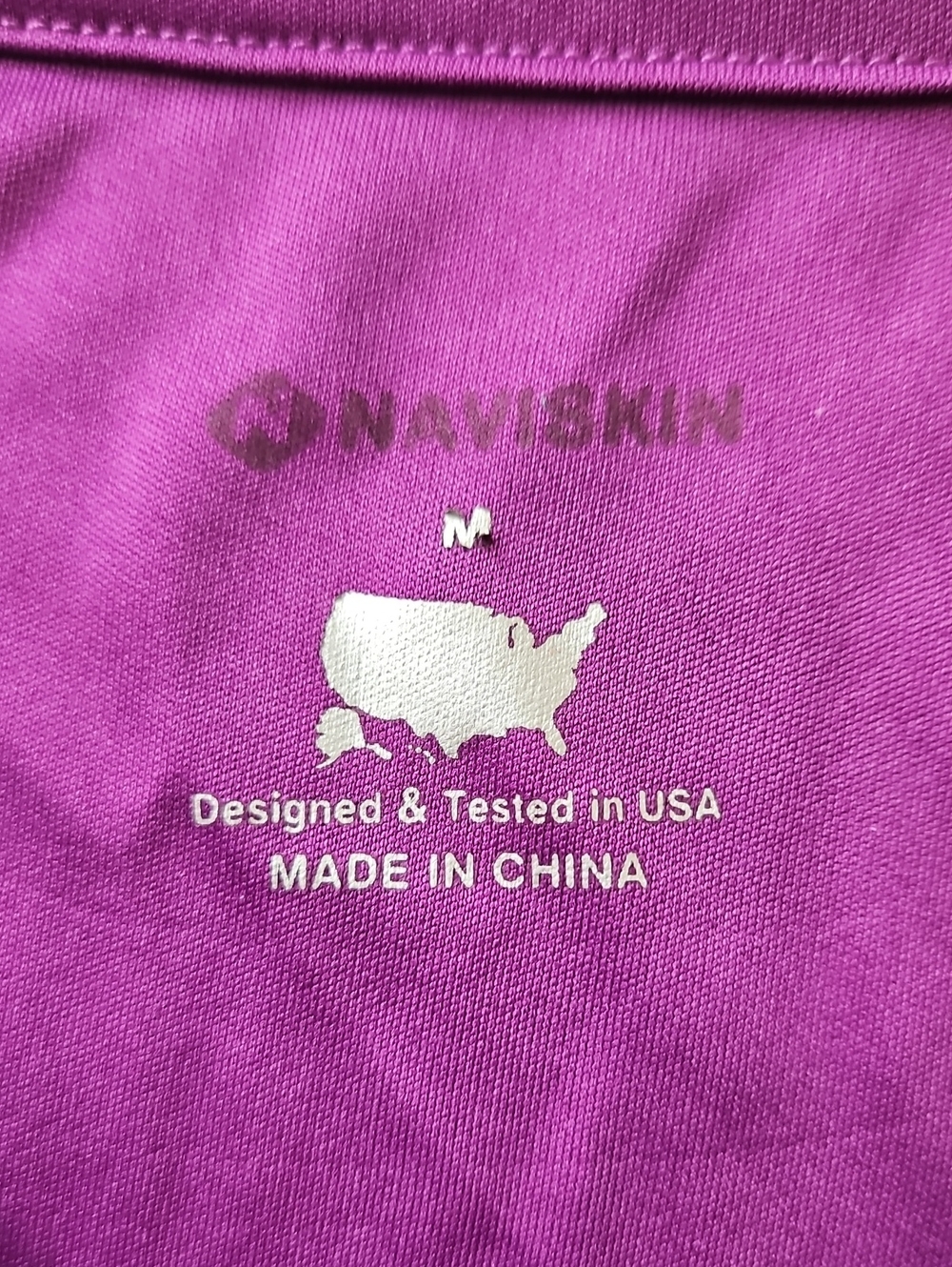 Naviskin UPF 50 Performance Long Sleeve Shirt Purple Granola Gorpcore M - Picture 2 of 6